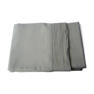 Old embroidered linen sheets