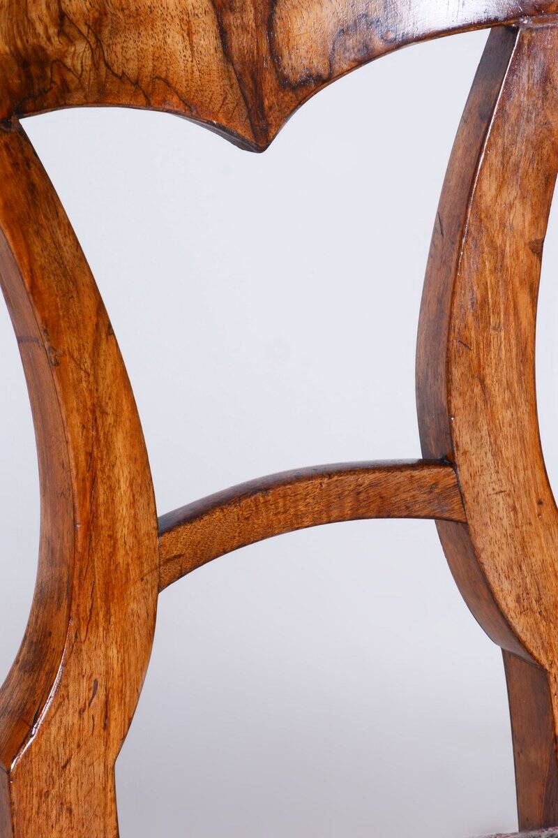 Biedermeier Chair in Beech, Spruce and Walnut, Vienna, Austria, 1820s