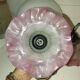 Vintage Wall Sconce Pair – Moulded Pink Glass & Brass | Retro Elegance