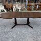 Table Baumann extensible en chêne des années 60