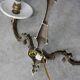 Mid-Century Italian Brass and Ceramic Sconce, set of 2
