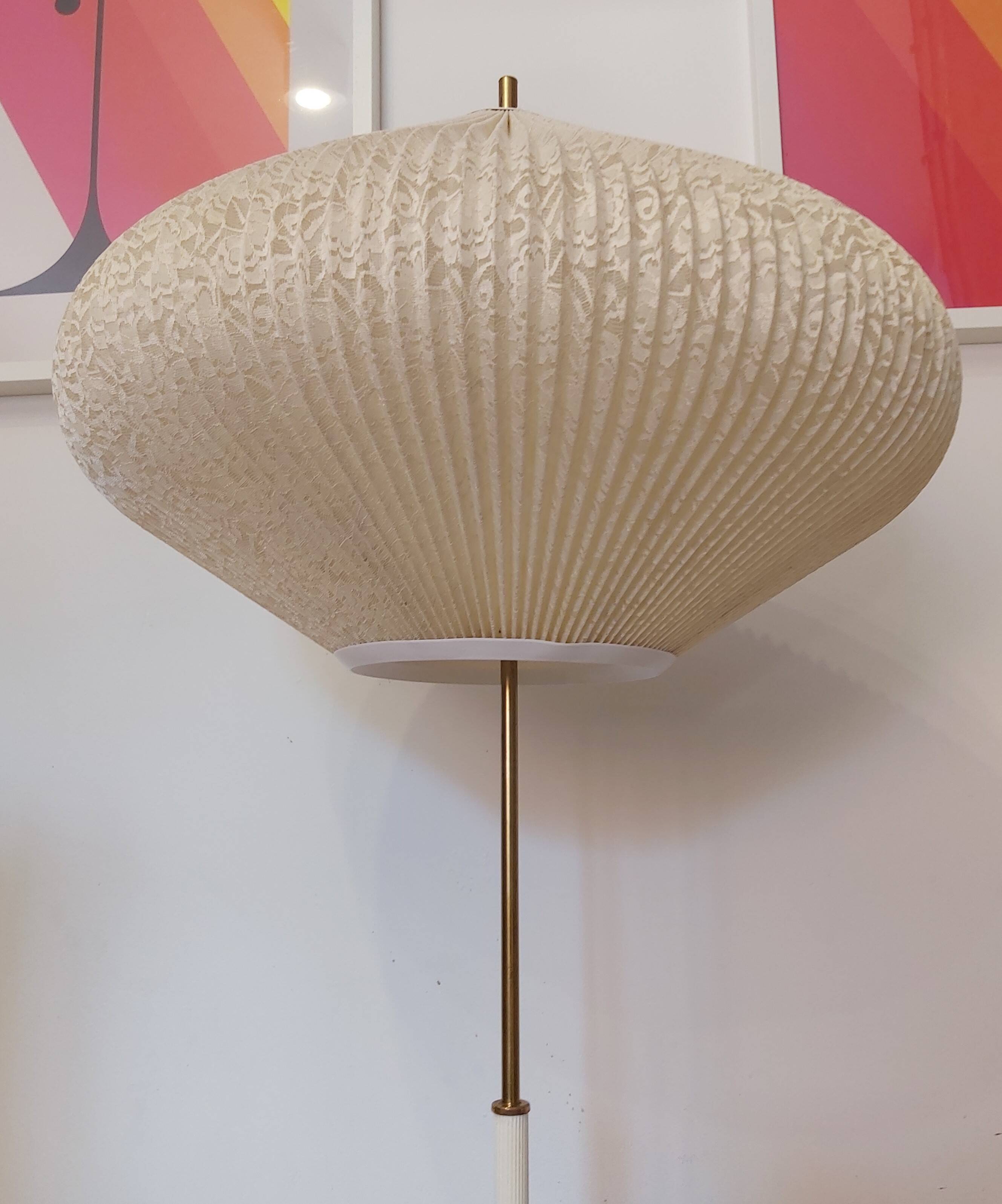 Lampadaire avec abat-jour style Rispal