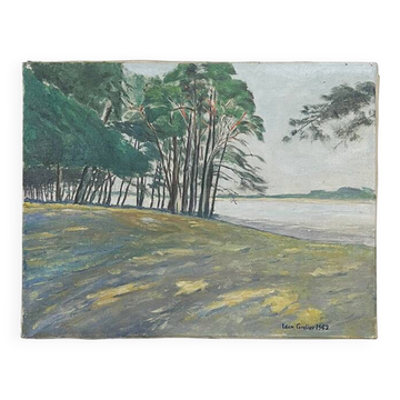 Tableau « Dunes », L.Grelier, 1962
