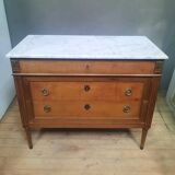Louis XVI style chest of drawers with 2 drawers