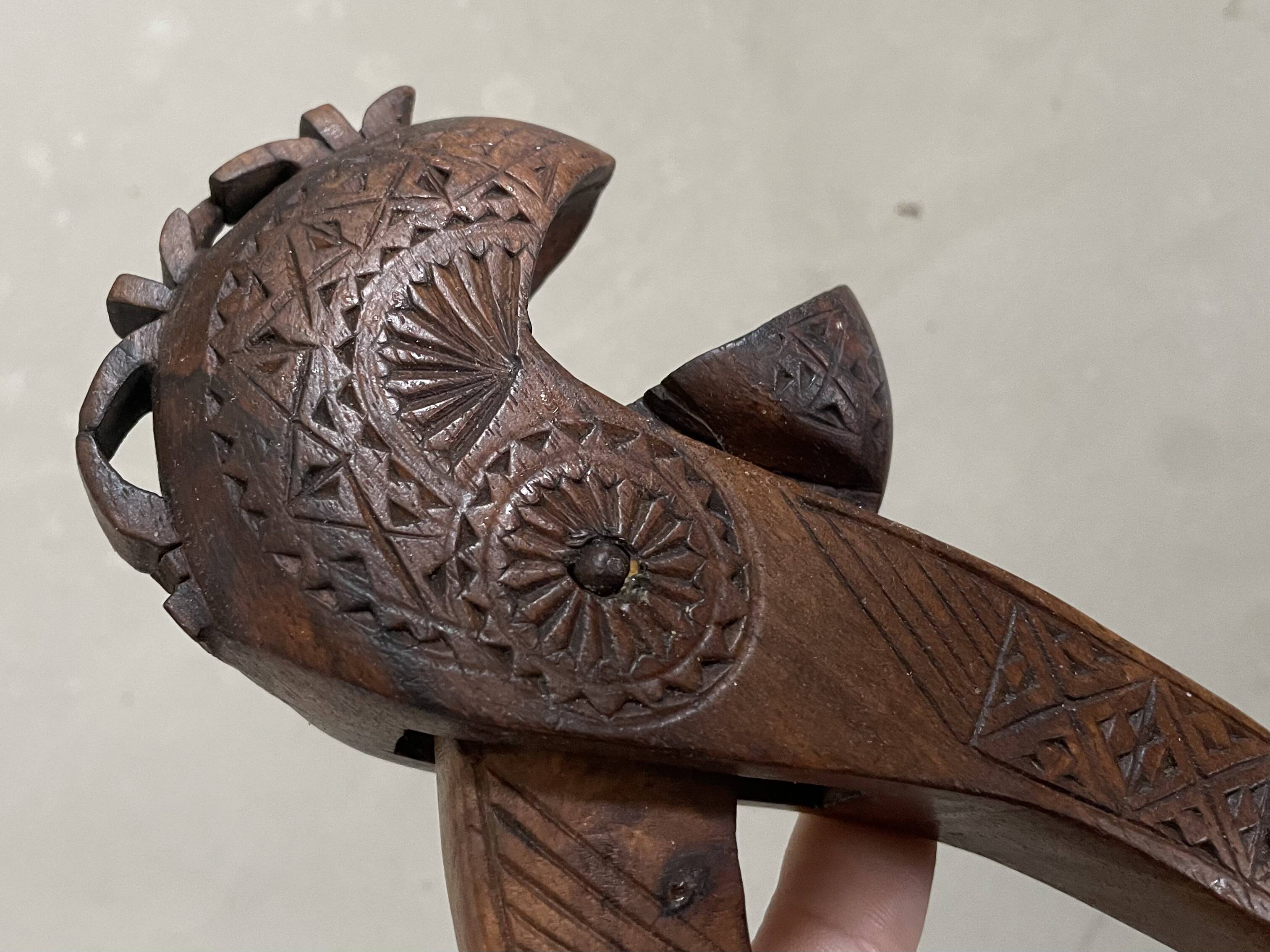 Old wooden nutcracker / Folk art