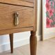Commode ancienne art déco chêne massif - 4 tiroirs renovée