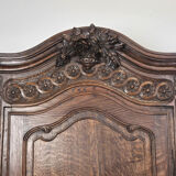 Bonnetière normande sculptée en chêne massif