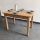 Vintage solid beech table – renovated – 1960s