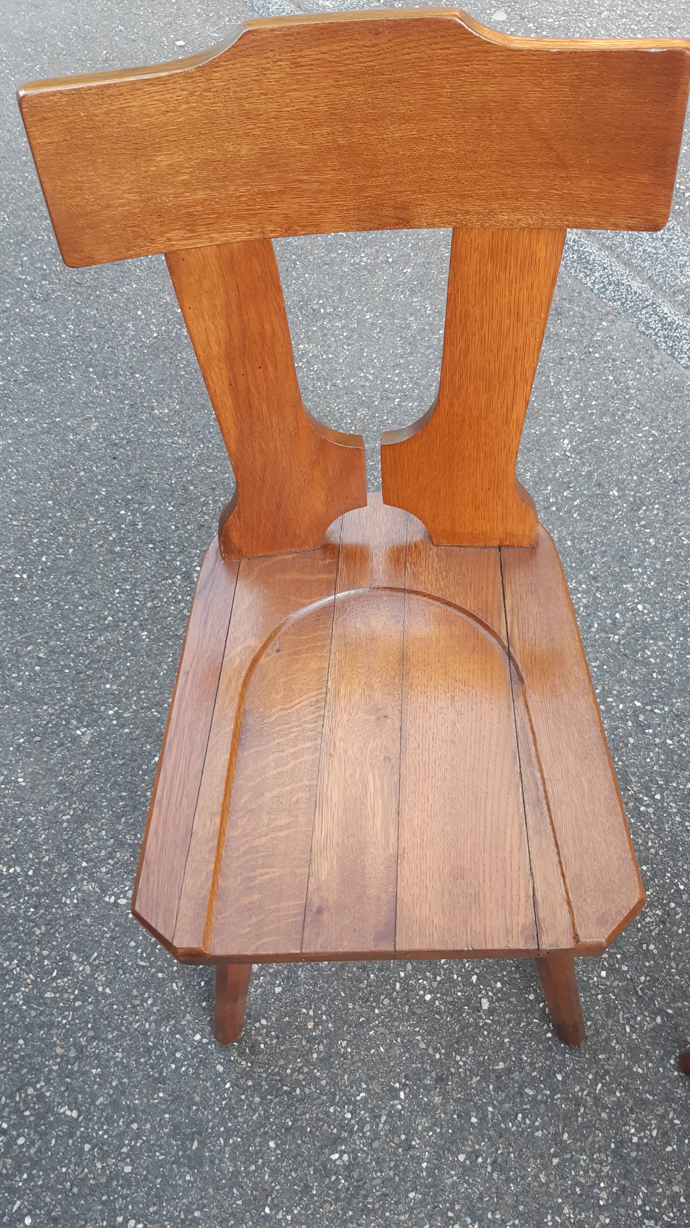 Brutalist bistro chairs from the 70s