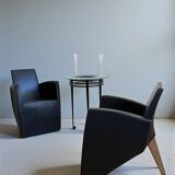 "J" armchairs by Philippe Starck for Aleph, 1989, set of 2