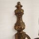Pair Of Elegant Vintage French Traditional Style Bronze Single Wall Lights