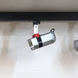 Set of 3 roger tallon vintage erco halogen spots - rare model 33727 - 1975