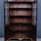 Showcase in precious wood marquetry, Louis XV Transition style.