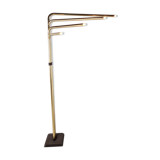 Lampadaires réglables par Goffredo Reggiani en laiton, Italie, années 1970