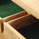 Vintage 1970s Danish Oak Low Cabinet / Sideboard, Henning Kjærnulf style