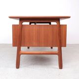 Omann Jun teak desk model 75, 1960s