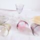 Six vintage polychrome glasses