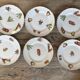 Set of 6 old dessert plates