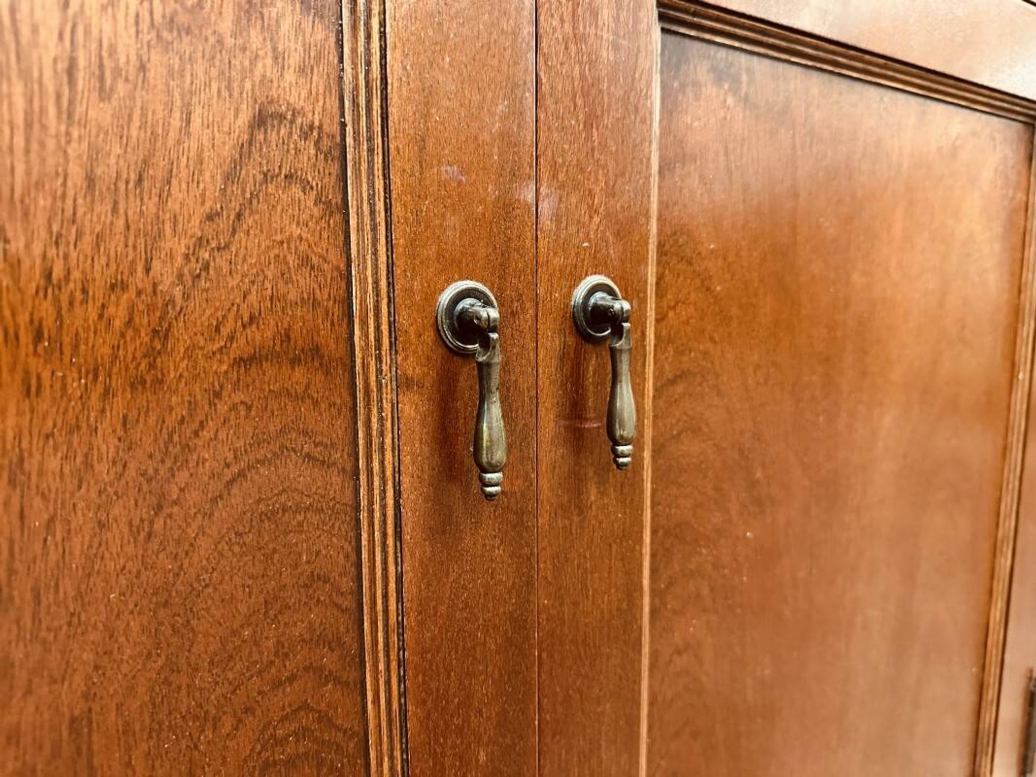 Classic English Mahogany Library Cabinet