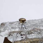 Glass wall lamp by Carl Fagerlund for Orrefors Sweden 1960s set of 2