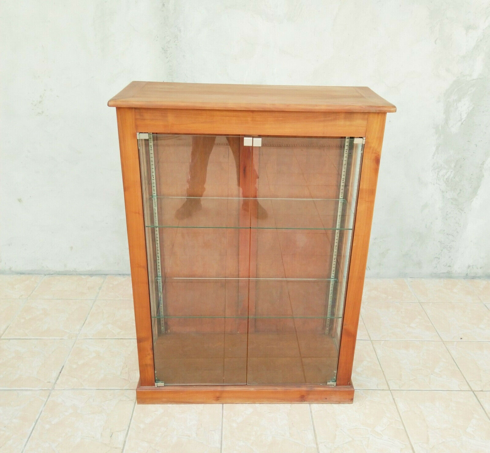 Vintage walnut showcase