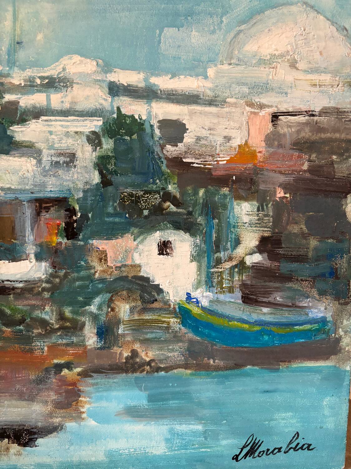 Village by the water