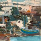 Village by the water