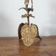 Golden Leaf Candle Holder