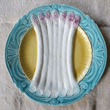 Asparagus service in slurry 19th century