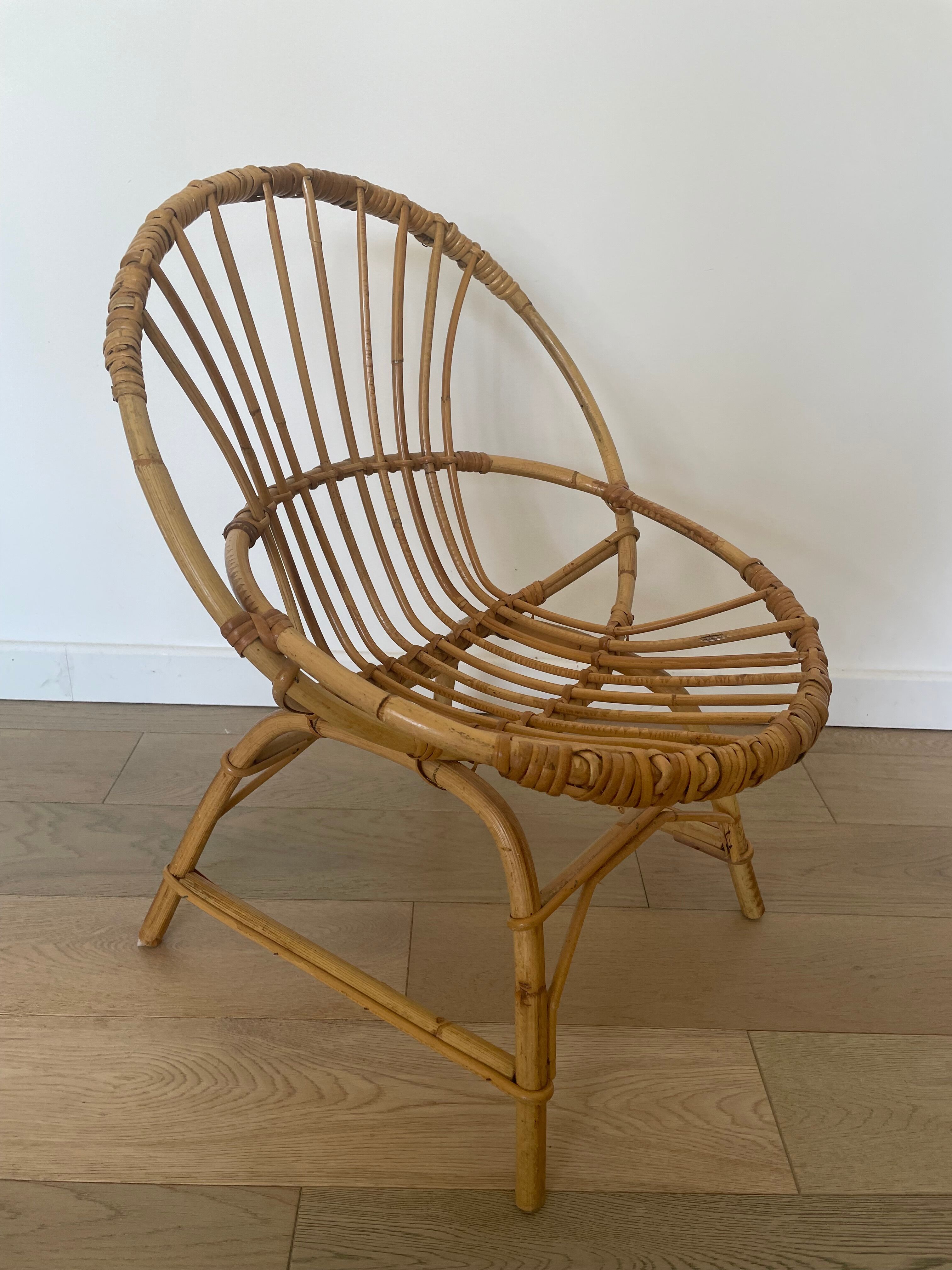 Rattan children's chair