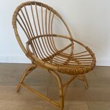 Chaise enfant en rotin
