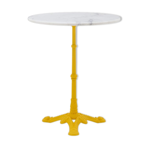 Table auxiliaire blanc-jaune
