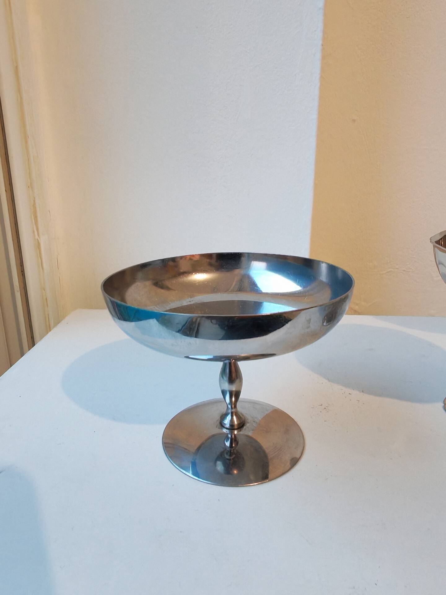 27 coupes en acier chromé inoxydable