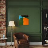 Abstract on canvas 50x50cm signed Bodasca