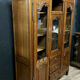 Louis XV style library in solid cherry