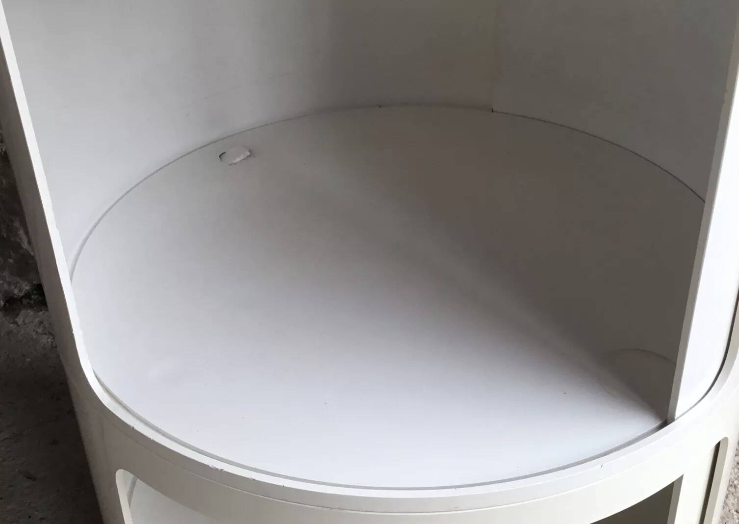 Componibili rolling bedside table by Anna Castelli for Kartell