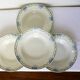 4 vintage St Amand soup plates 220628