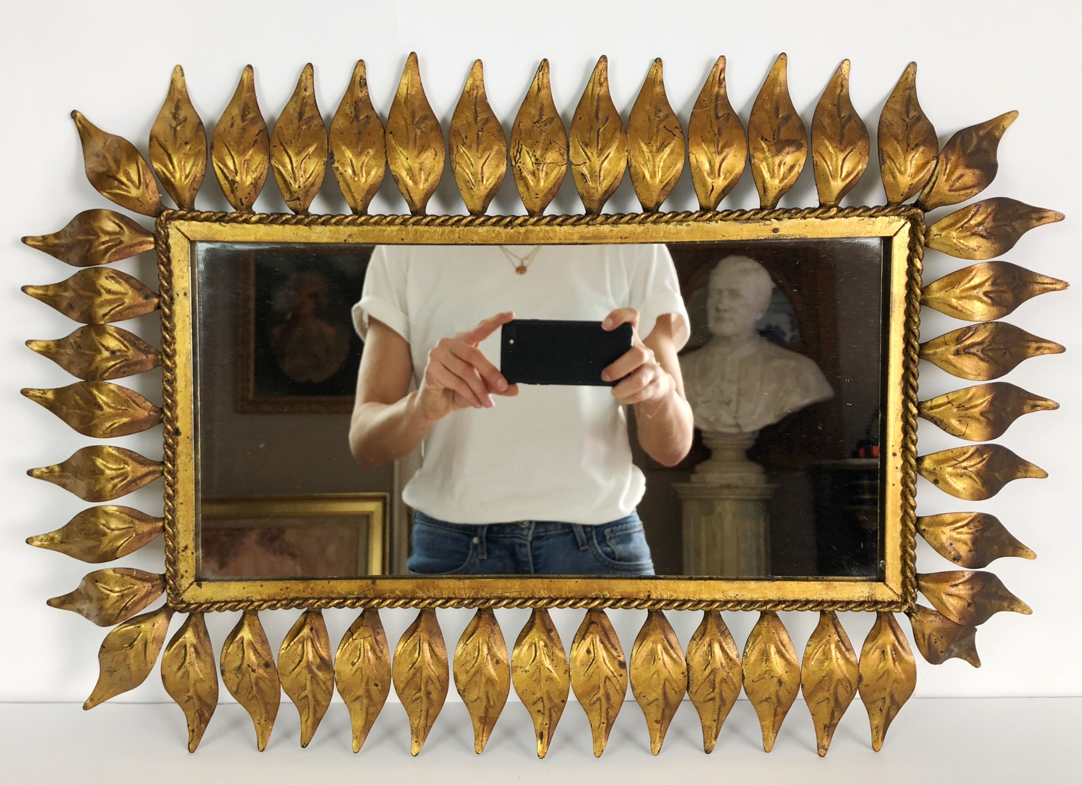Mirror years 70 - 37x55cm