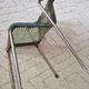 Chaise enfant scoubidou métal vintage 1970