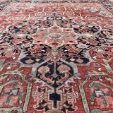 Tapis Persan Heriz Ancien Vers 1900/1910
