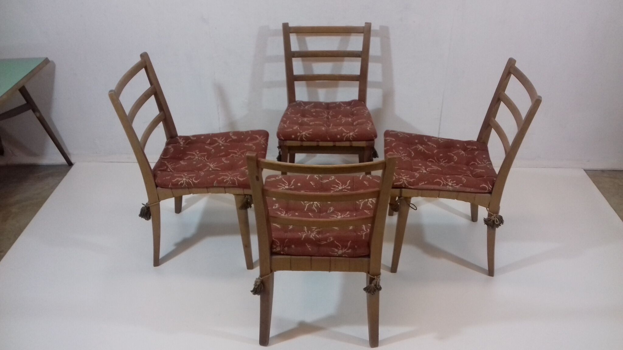 Set of four dining chairs by Jan Vaněk,  1955