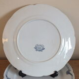 Duo of flat plates Art Nouveau 1900 Onnaing Granite Algeciras