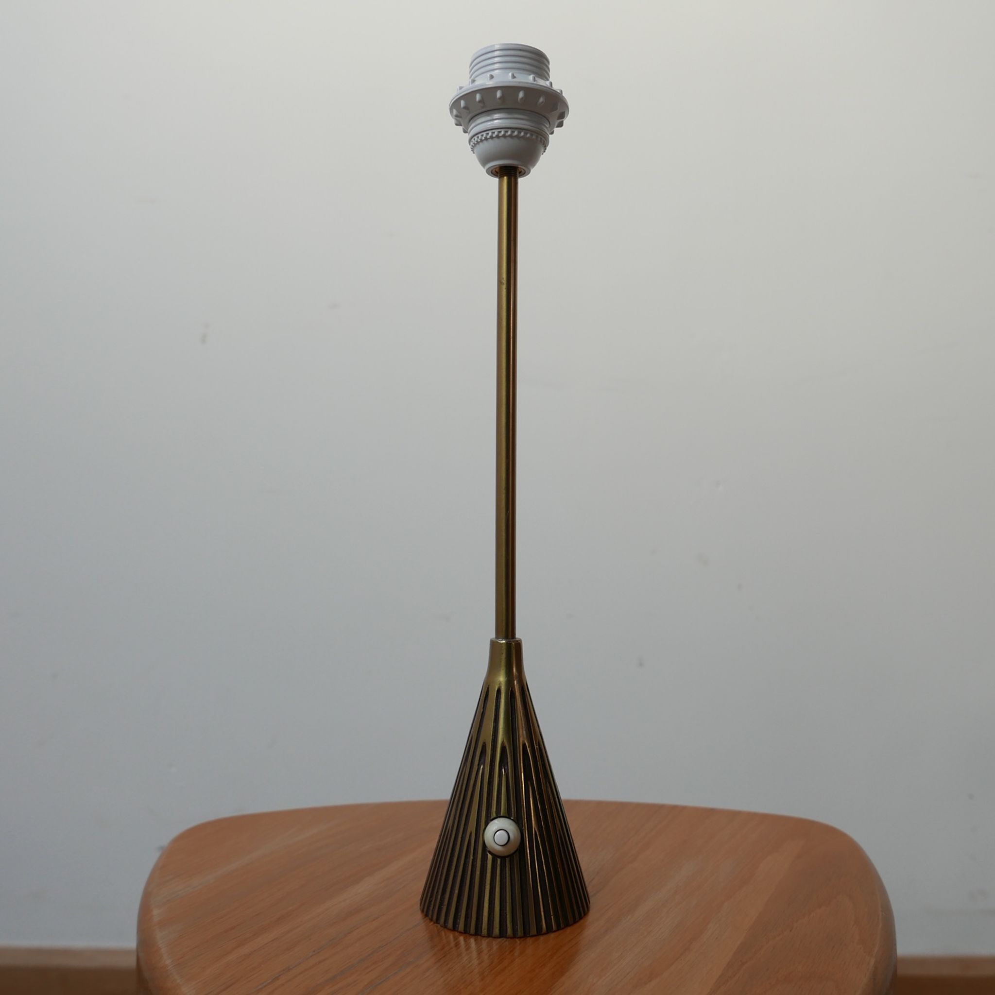 Mid-Century Brass Table Lamp by Sonja Katzin