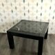 Wood and marble coffee table