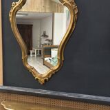 Louis XV style mirror and its console