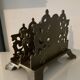 Vintage letter holder in solid bronze