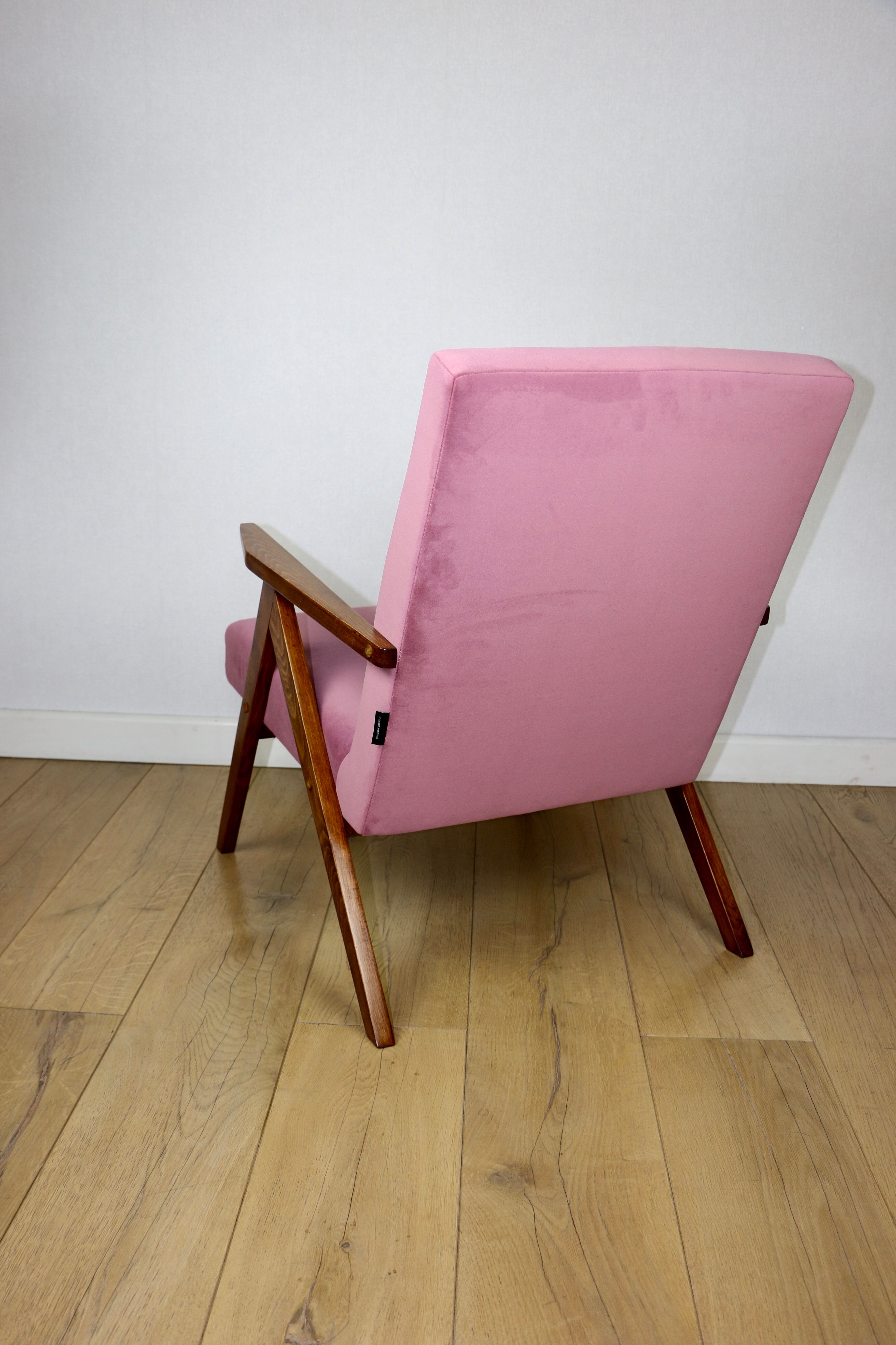 Vintage armchair B-310 VAR pink Jade structural 1970s