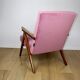 Vintage armchair B-310 VAR pink Jade structural 1970s