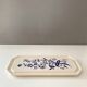Vintage Cake Plate, Pie Plate, Serving Plate, Blue Beige, Ceramic Herbolzheim,