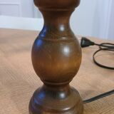Lampe à poser en bois vintage
